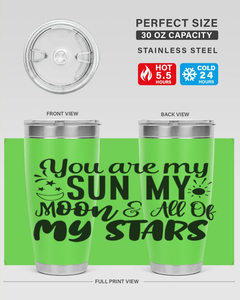 you are my sun my moon all of my stars 4#- family- Tumbler