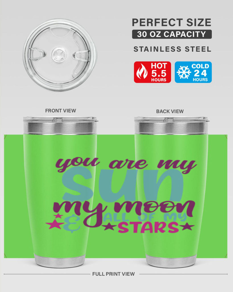you are my sun my moon all of my stars 6#- family- Tumbler