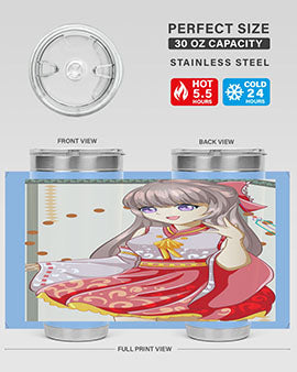 A beautiful and happy girl with kimono 104#- anime- Tumbler