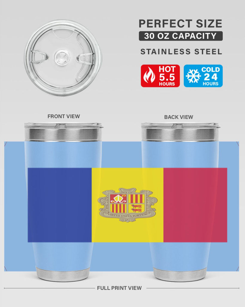 Andorra 194#- world flags- Tumbler