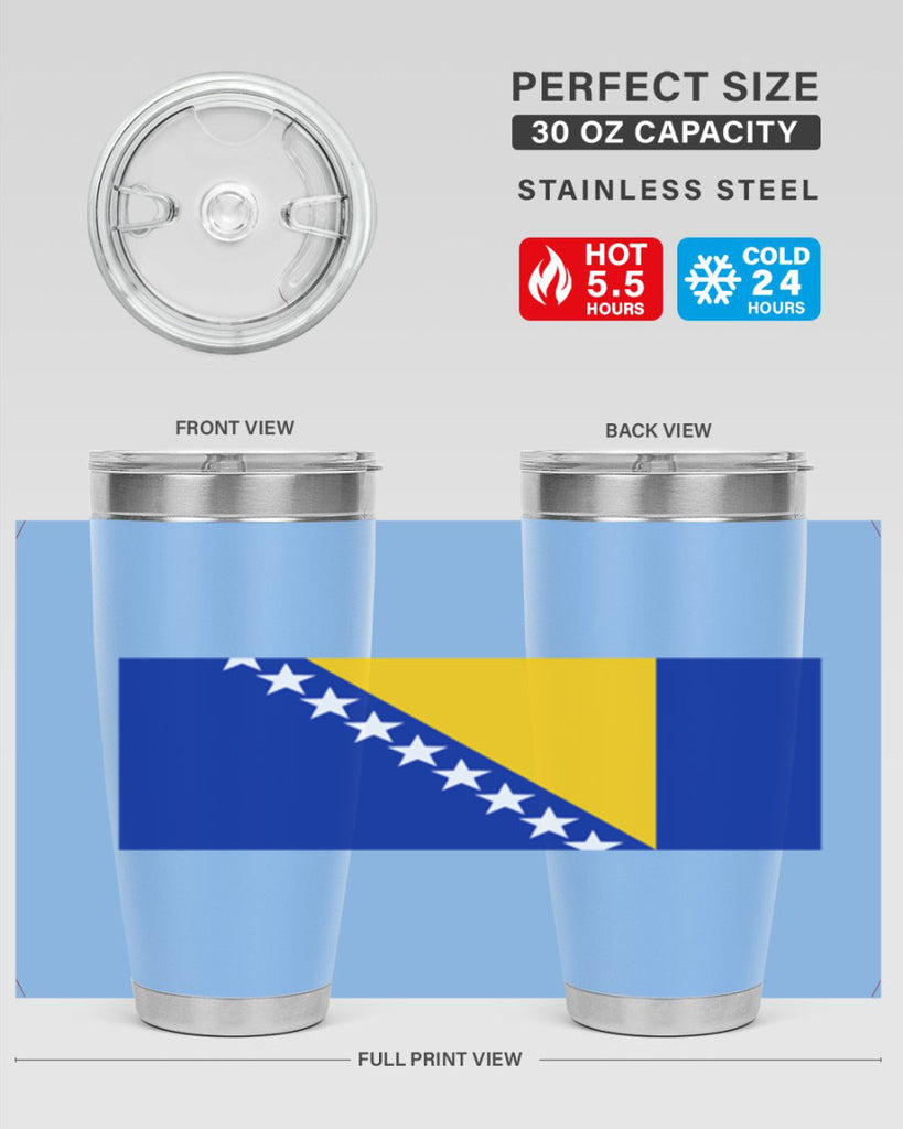 Bosnia and Herzegovina 176#- world flags- Tumbler