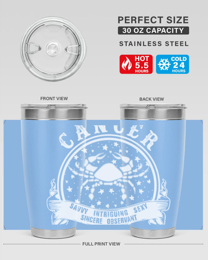 Cancer 14#- zodiac- Tumbler