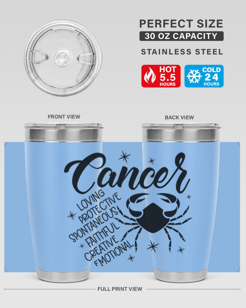 Cancer 151#- zodiac- Tumbler