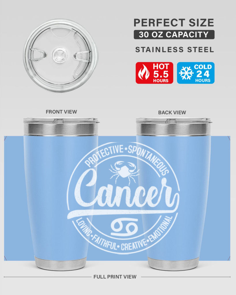 Cancer 154#- zodiac- Tumbler