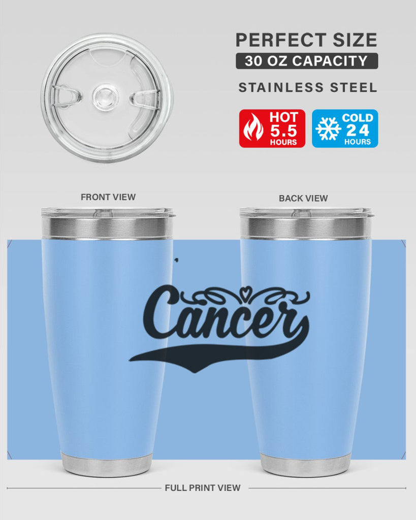 Cancer 155#- zodiac- Tumbler