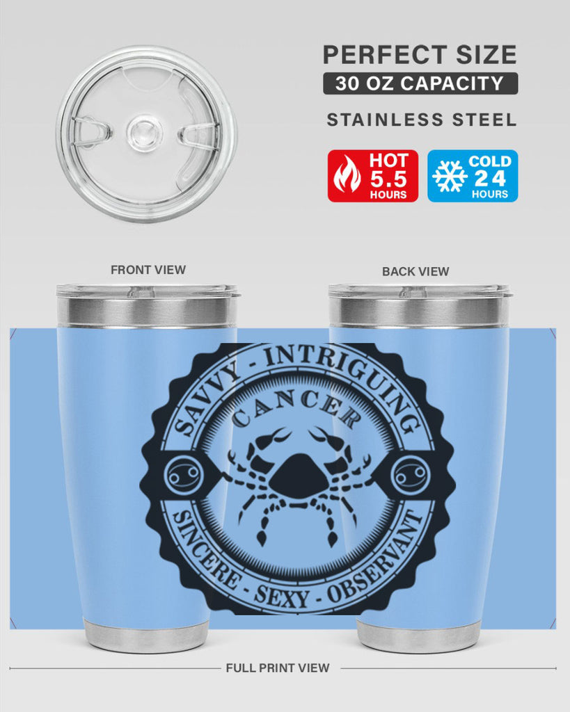 Cancer 15#- zodiac- Tumbler