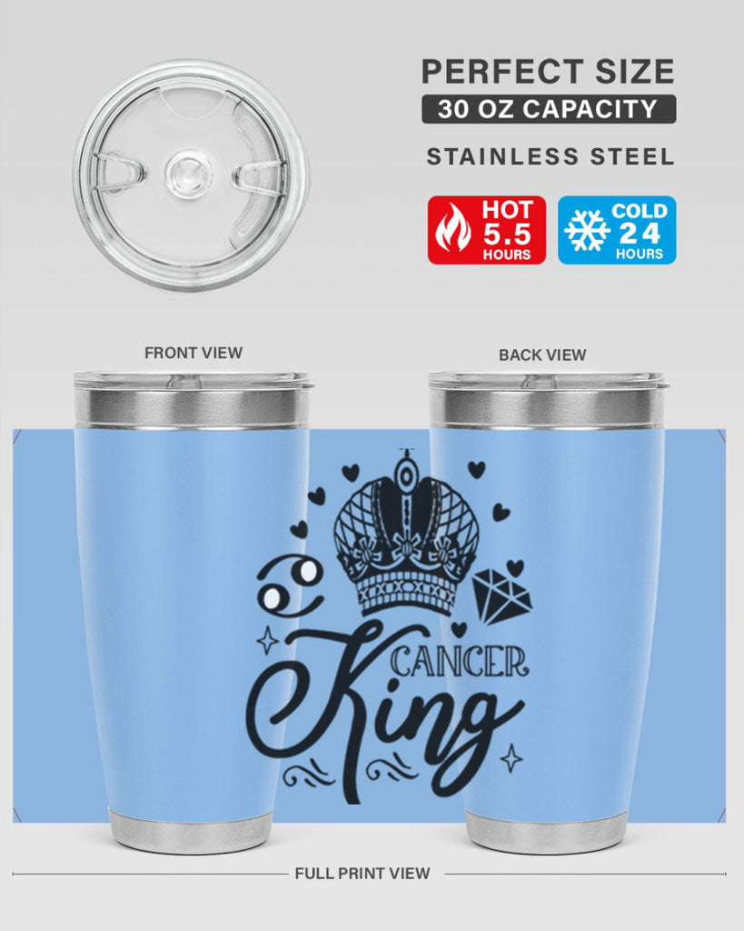 Cancer king 158#- zodiac- Tumbler
