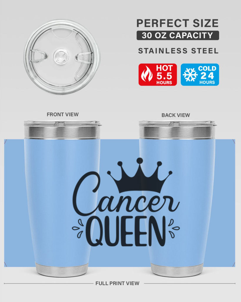 Cancer queen 161#- zodiac- Tumbler