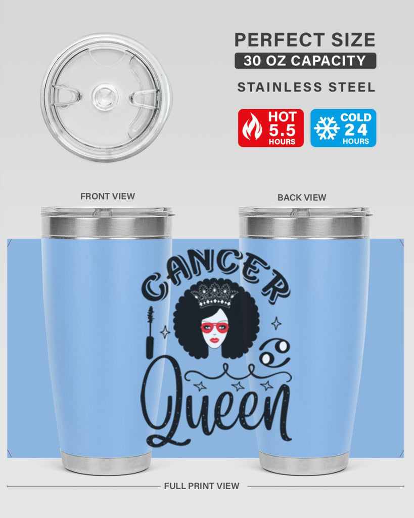Cancer queen 162#- zodiac- Tumbler