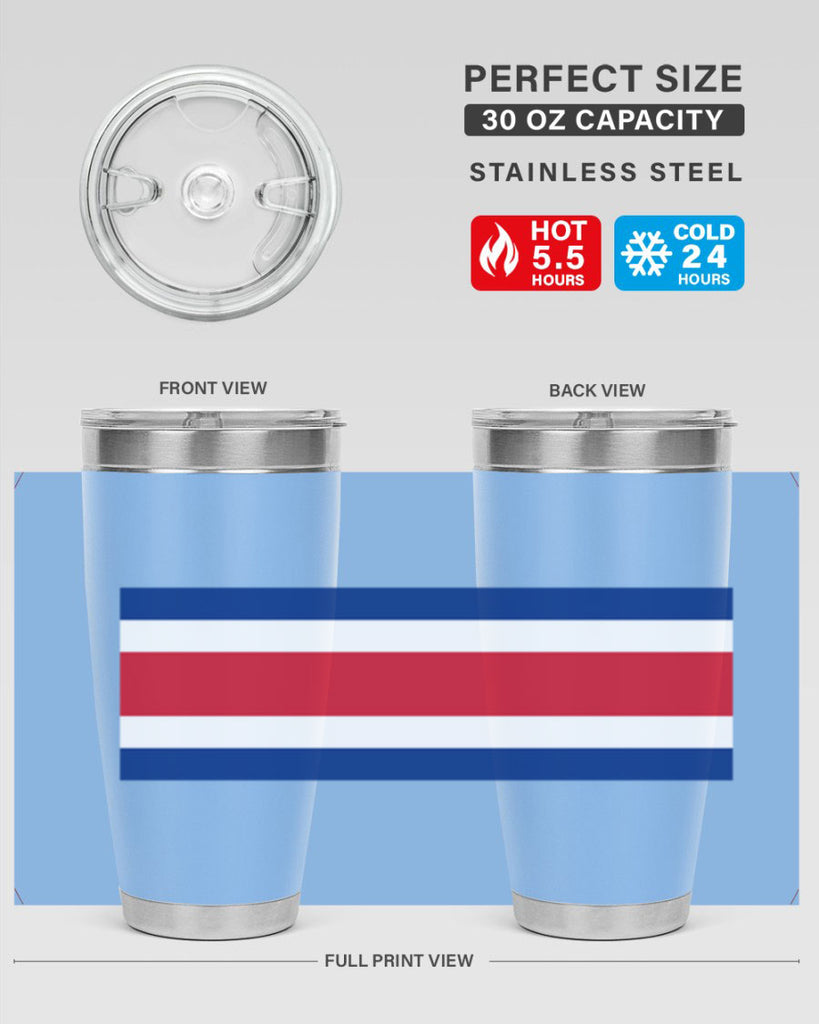 Costa Rica 157#- world flags- Tumbler