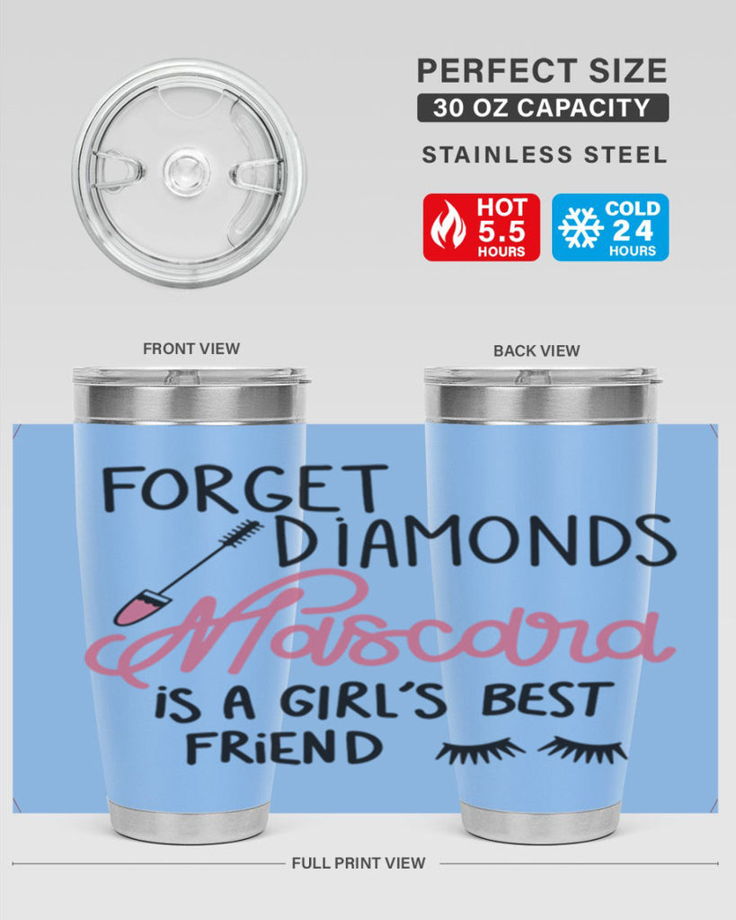 Forget Diamonds Mascara is a Girls Best Friend Style 100#- make up- Tumbler