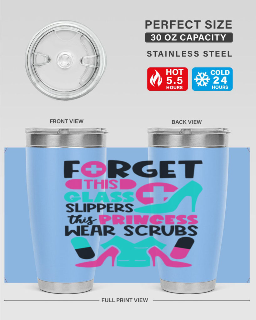 Forget This Glass Slippers This Princess Wear Scrubs Style Style 185#- nurse- tumbler