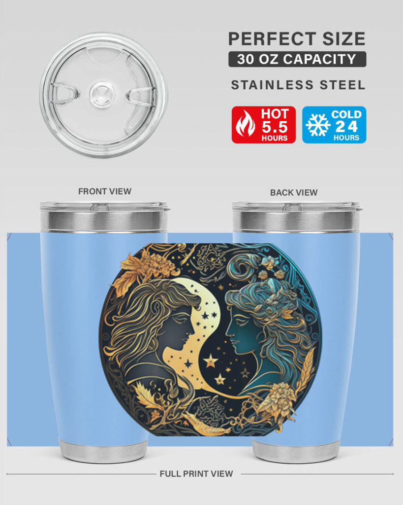 Gemini 216#- zodiac- Tumbler