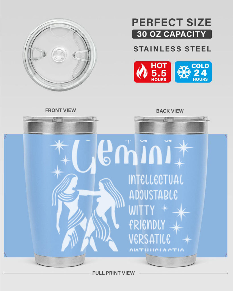 Gemini 221#- zodiac- Tumbler