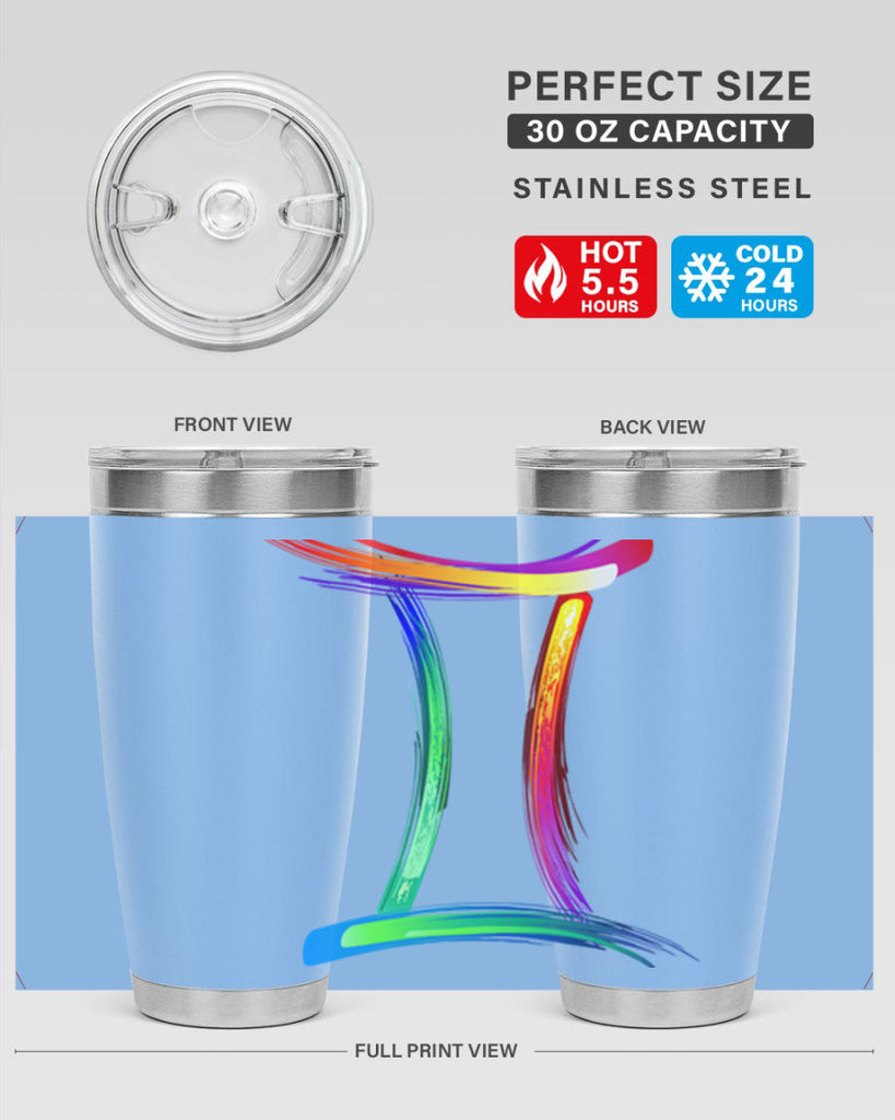 Gemini 222#- zodiac- Tumbler