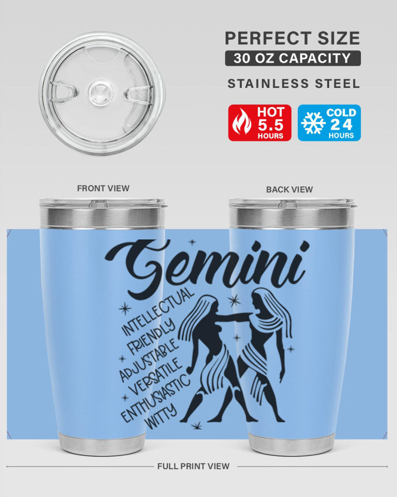 Gemini 223#- zodiac- Tumbler