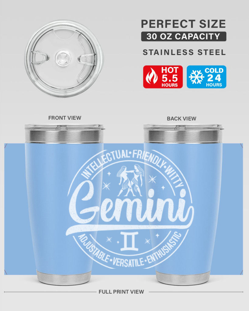 Gemini 226#- zodiac- Tumbler
