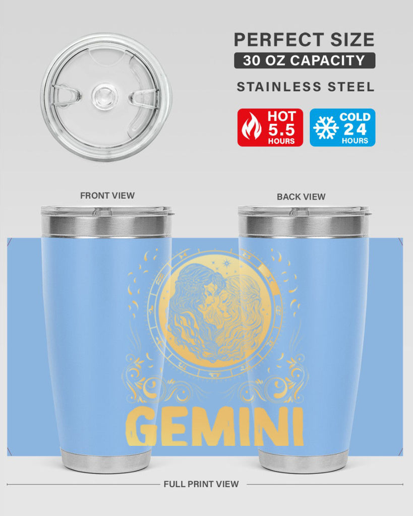 Gemini 234#- zodiac- Tumbler