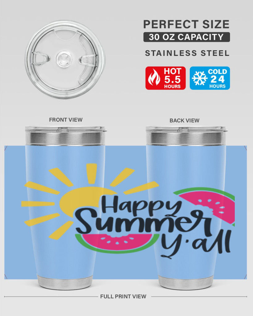 Happy Summer Yall Style 41#- summer- Tumbler