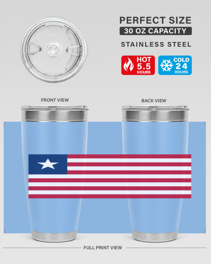Liberia 101#- world flags- Tumbler