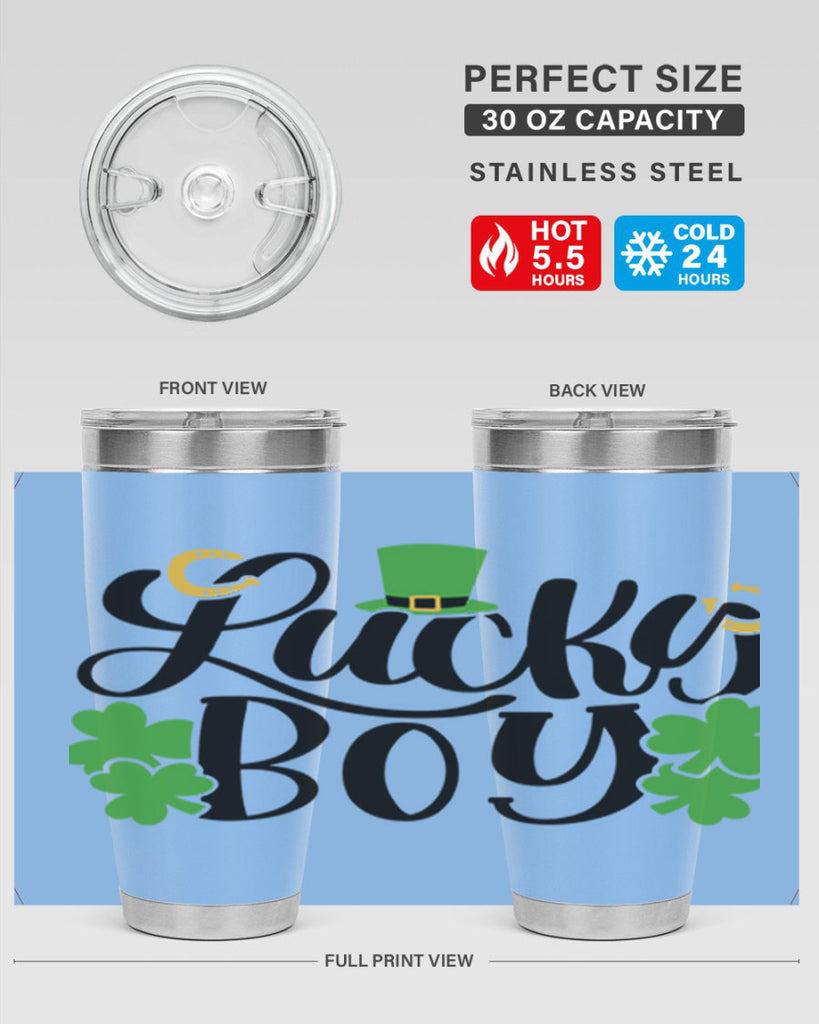Lucky Boy Style 59#- St Patricks Day- Tumbler