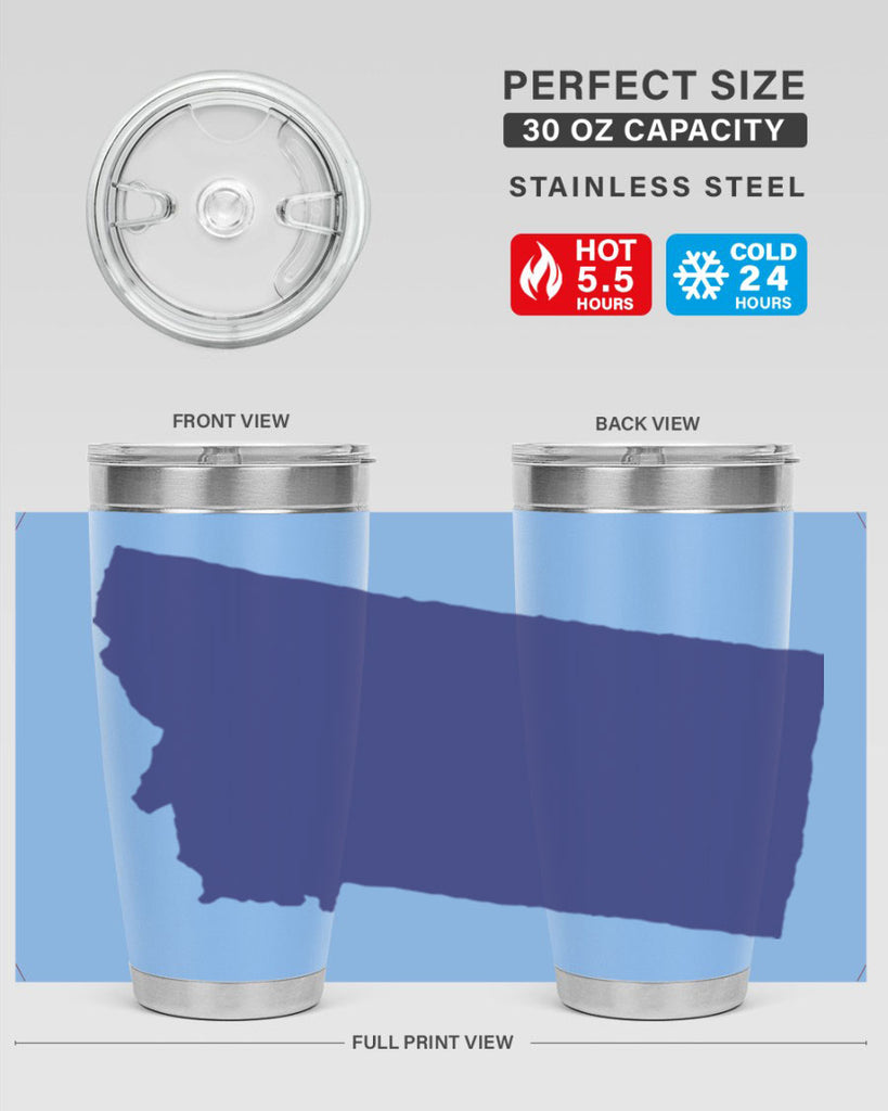 Montana 25#- stateflags- Tumbler