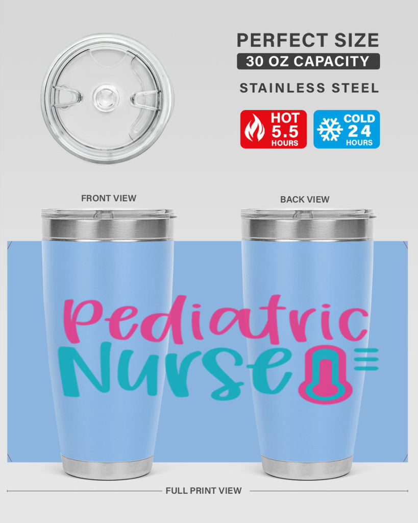 Pediatric Nurse Style 357#- nurse- tumbler