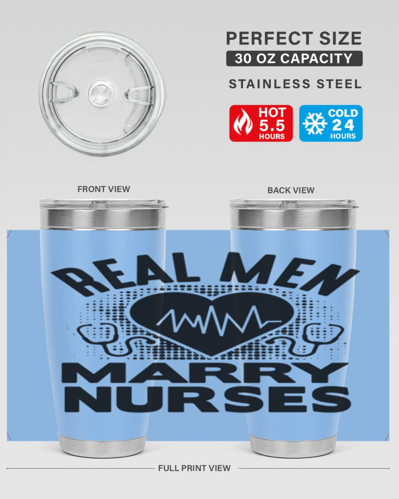 Real men Style 253#- nurse- tumbler