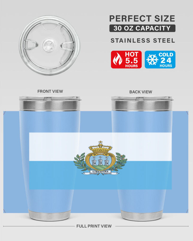 San Marino 48#- world flags- Tumbler