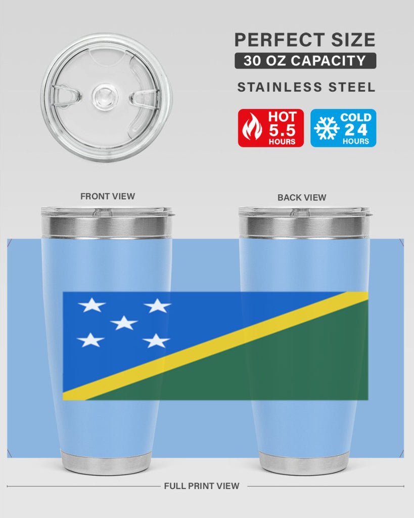 Solomon Islands 38#- world flags- Tumbler