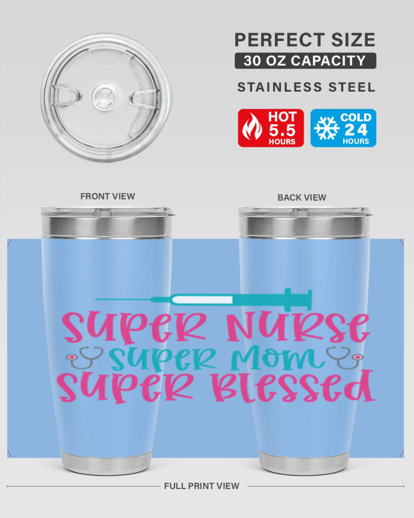 Super Nurse Super Mom Style Style 24#- nurse- tumbler