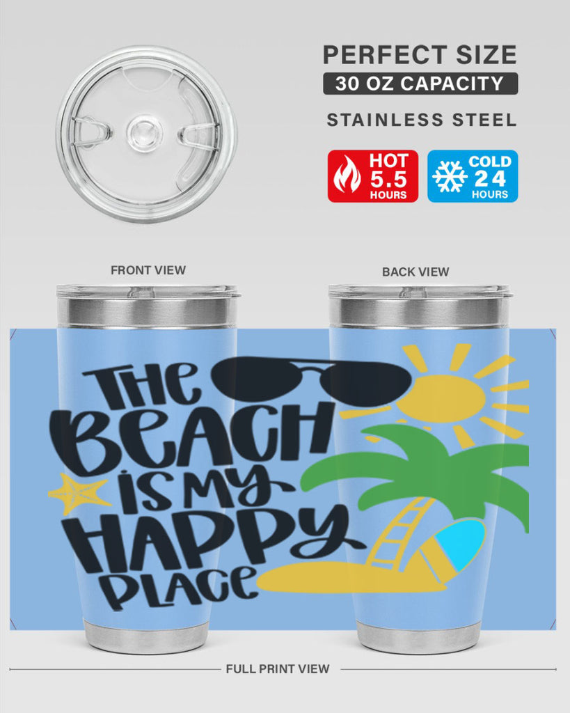 The Beach Is My Happy Place Style 12#- summer- Tumbler