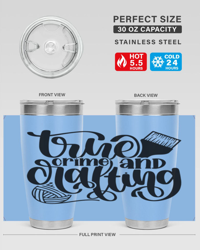 True Crime And Crafting 3#- crafting- Tumbler