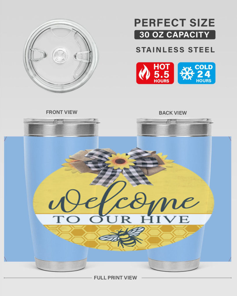 Welcome to our Hive complete yellow Mockup589#- spring- Tumbler