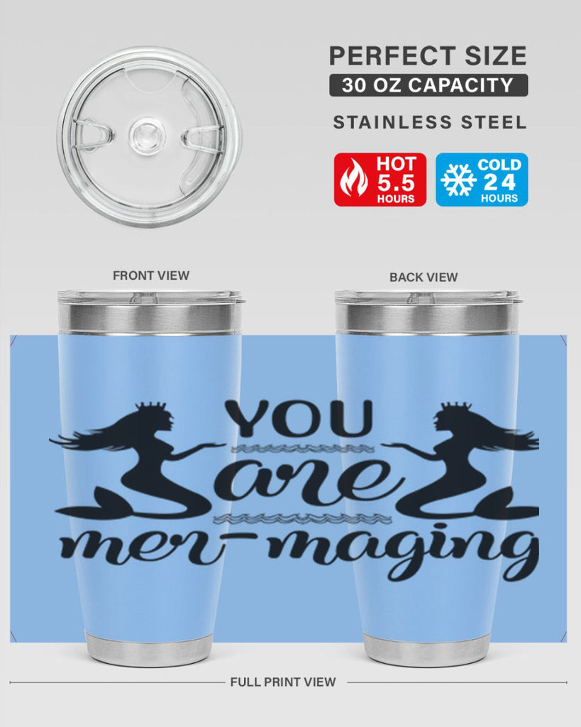 You are mermaging design 686#- mermaid- Tumbler