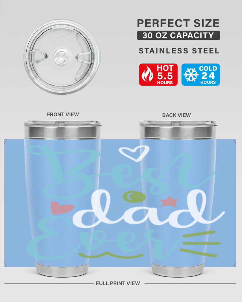 best dad ever 110#- fathers day- Tumbler