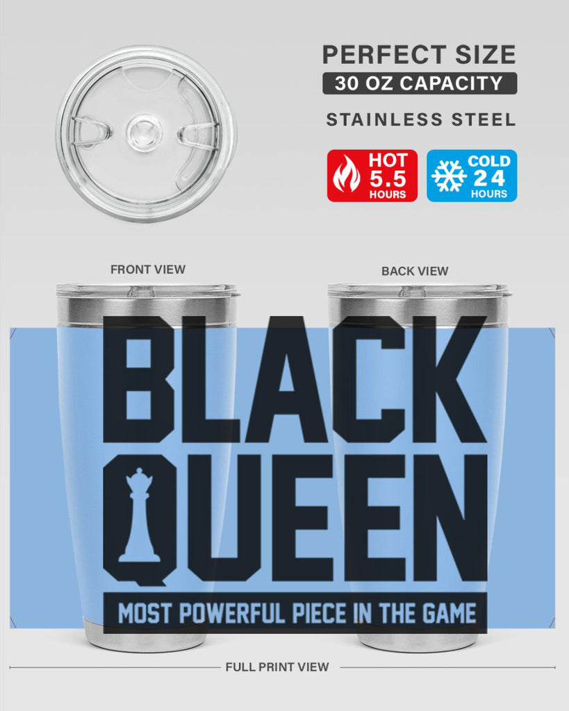 black queenchess 194#- black words phrases- Cotton Tank
