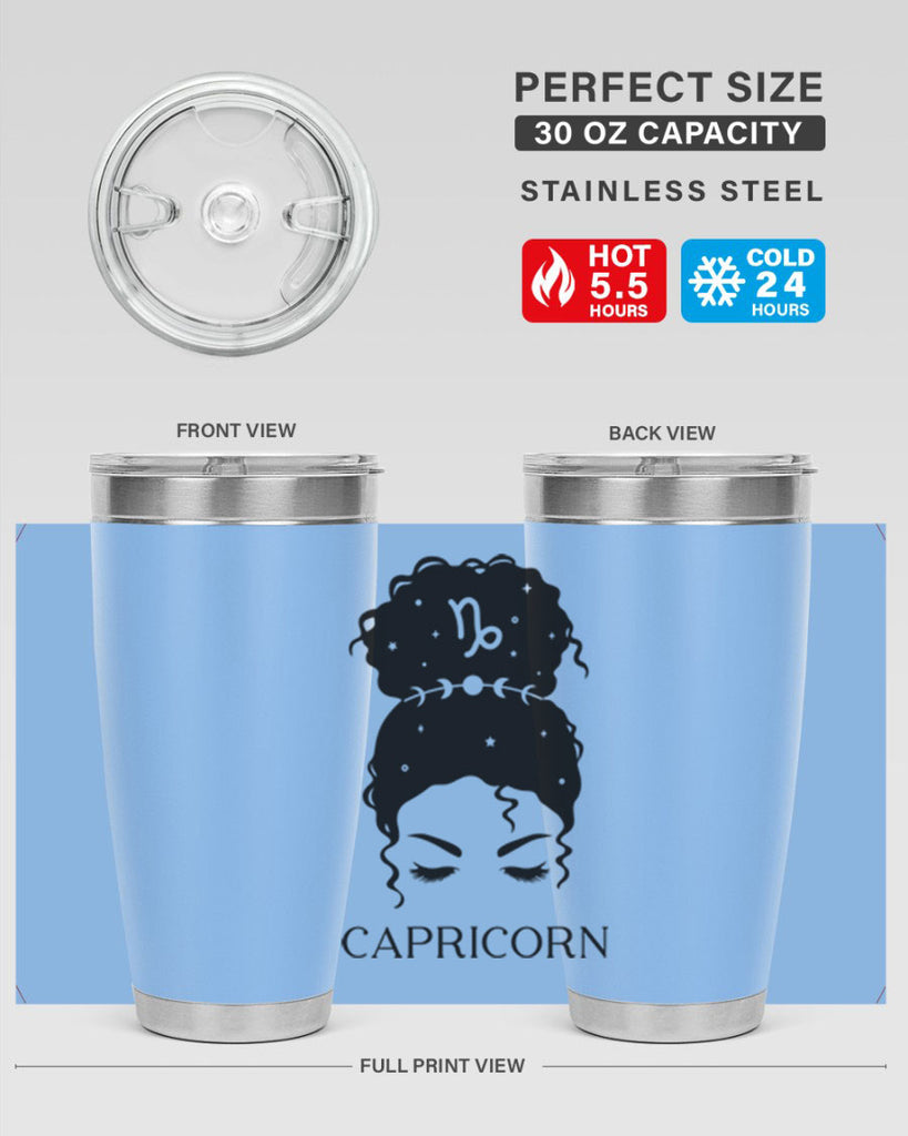 capricorn 204#- zodiac- Tumbler