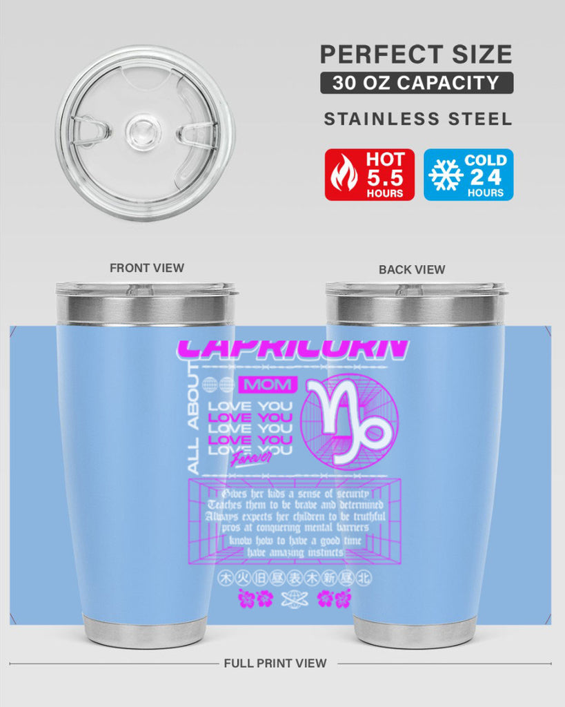 capricorn 208#- zodiac- Tumbler