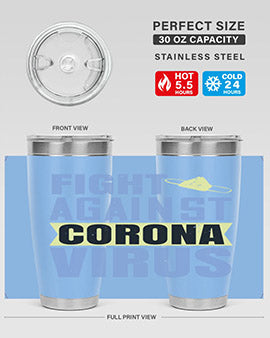 fight against corona virus Style 42#- corona virus- Tumbler