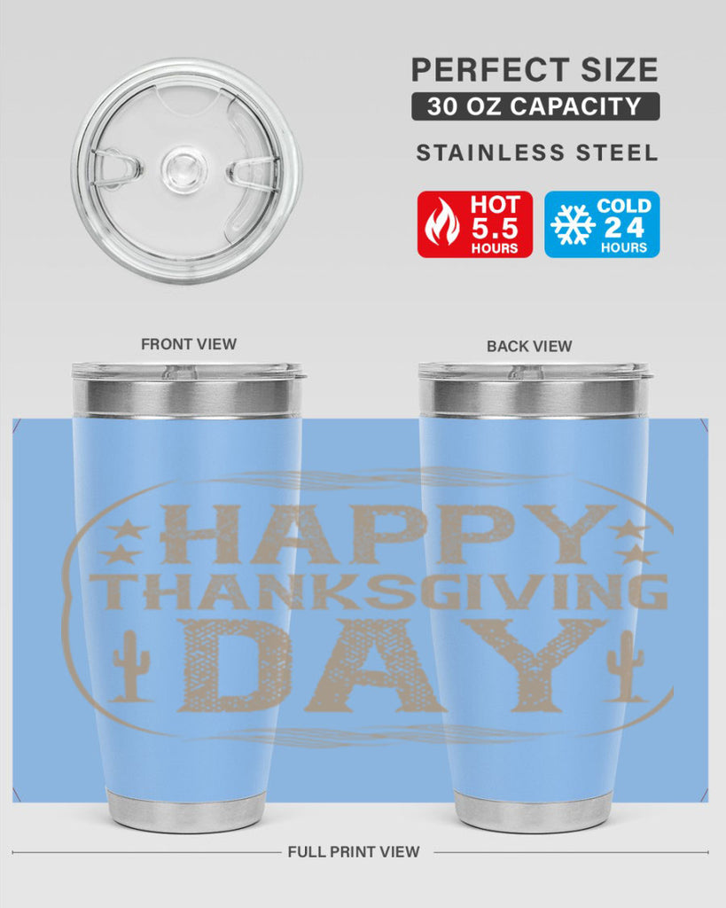 happy thanksgiving day 35#- thanksgiving- Tumbler