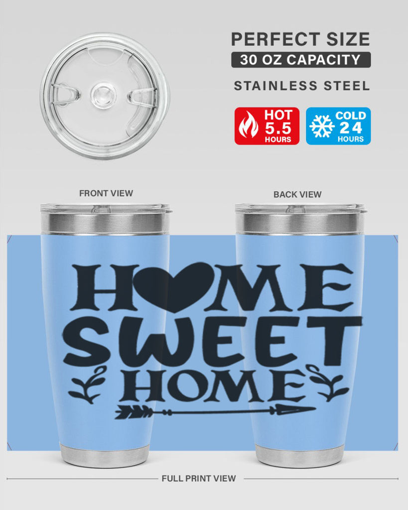 home sweet home 27#- home- Tumbler