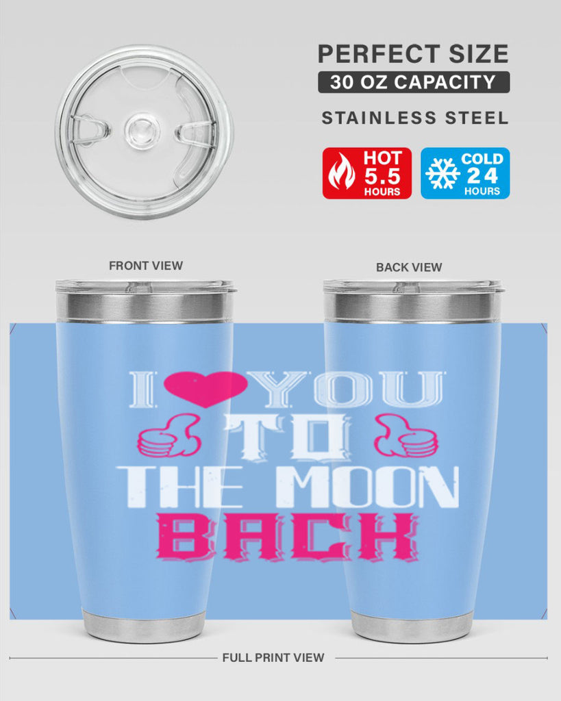 ilove you to the moon beach 49#- valentines day- Tumbler