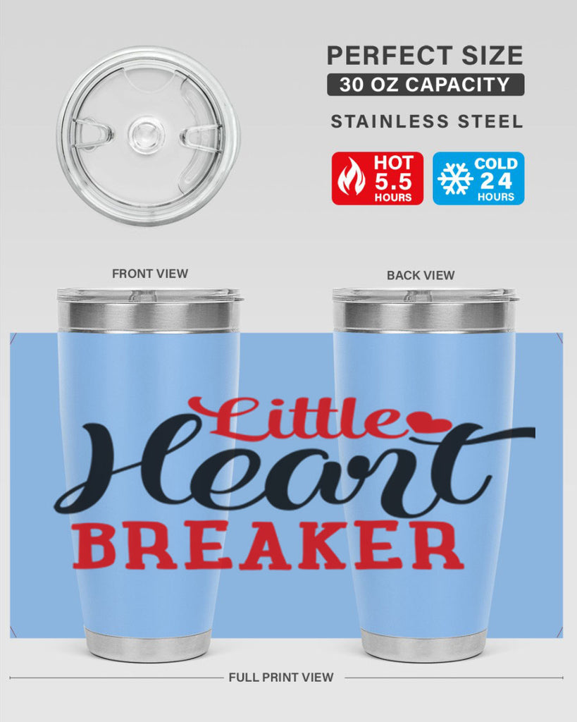 little heart breaker 76#- valentines day- Tumbler