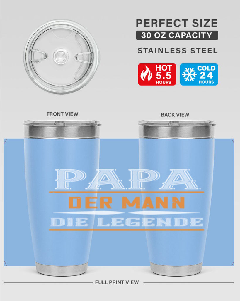papa der mann die legende 21#- grandpa - papa- Tumbler