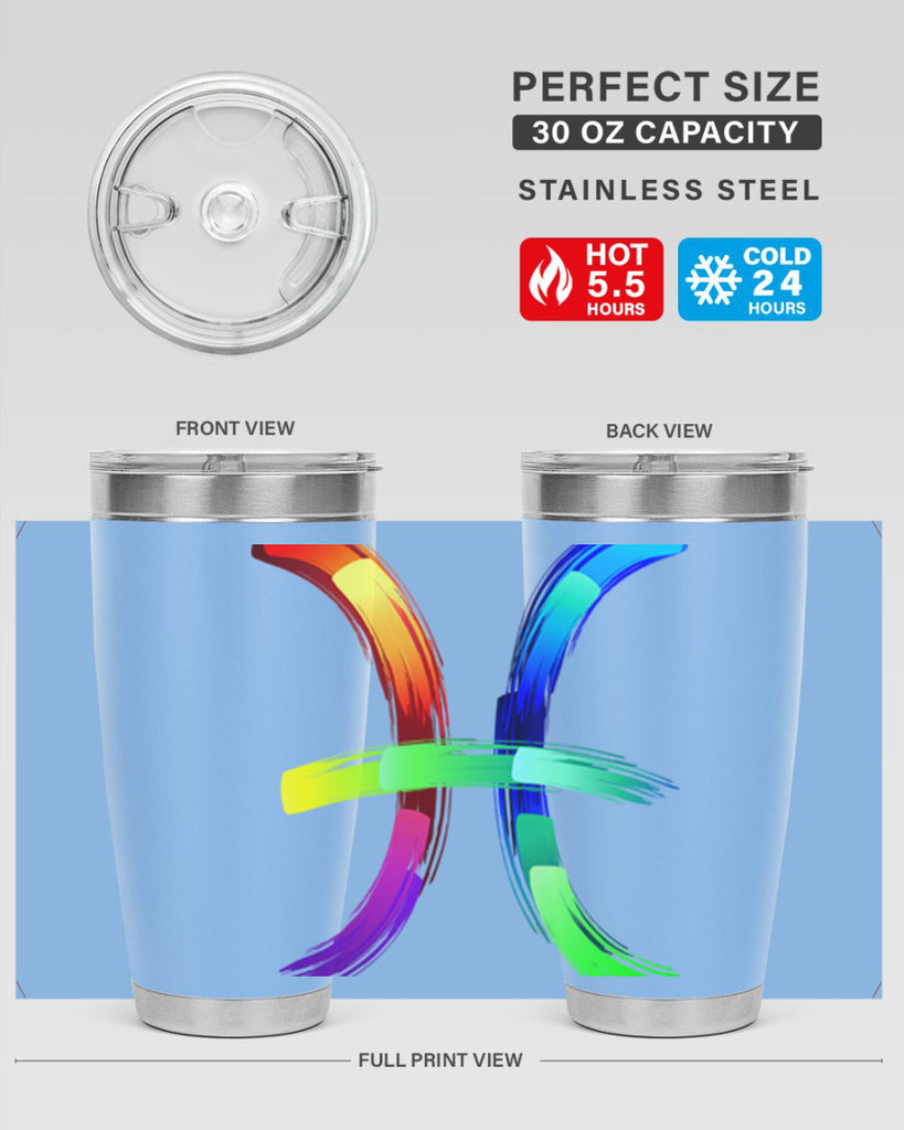 pisces 370#- zodiac- Tumbler
