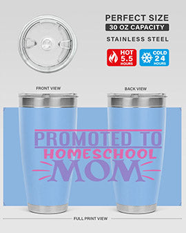 promoted to homeschool mom Style 49#- corona virus- Tumbler