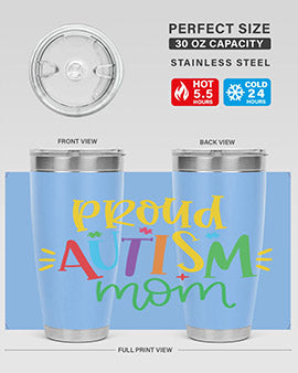 proud autism mom Style 35#- autism- Tumbler