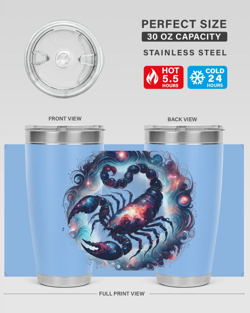 scorpio 462#- zodiac- Tumbler