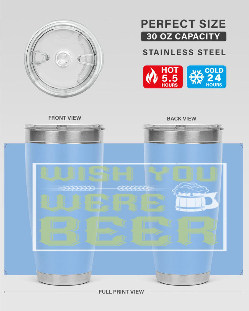 wish you were beer 2#- beer- Tumbler